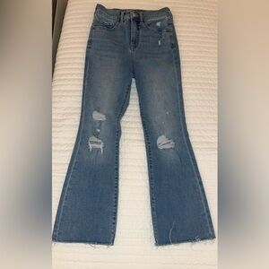 Classic Blue Distressed Women's Jeans